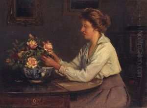 Arranging The Roses by Ernest Higgins Rigg