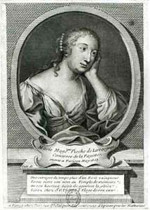 Medallion portrait of Madame de La Fayette French novelist by Etienne Jehandier Desrochers