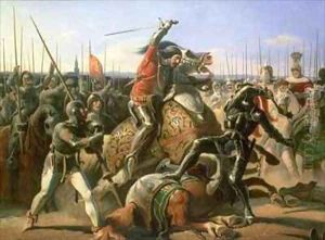 Duke of Friedland 1583-1634 at The Charge of Wallenstein by Feodor Dietz
