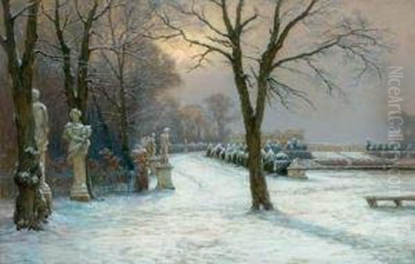 Le Parc De Versailles Sous La Neige - view 1