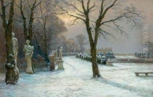 Le Parc De Versailles Sous La Neige