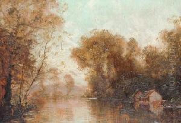 An Autumnal River Landscape - view 1