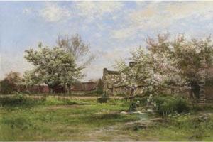 Laundresses In Spring