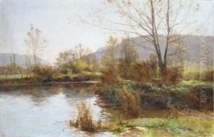 A Meandering River by Albert Gabriel Rigolot