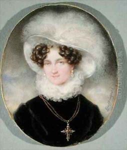 Carolina Augusta of Bavaria 1792-1873 by Moritz Michael Daffinger