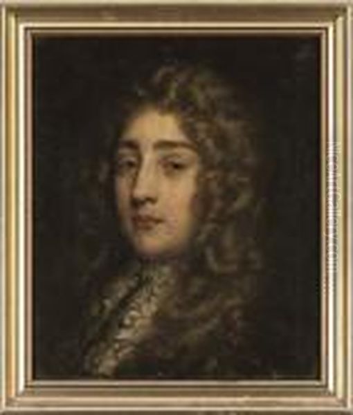 Portrait Of A Gentleman, Bust-length, With A Lace Jabot - view 1