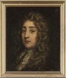 Portrait Of A Gentleman, Bust-length, With A Lace Jabot