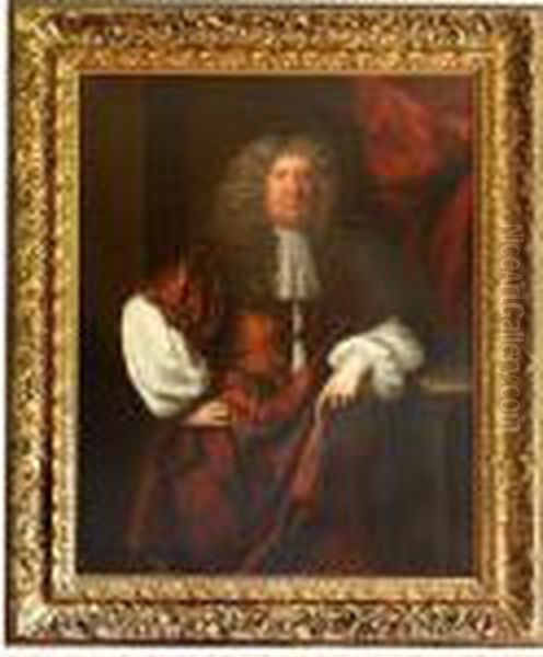 A Three Quarter Length Portrait Of A Gentleman - view 1