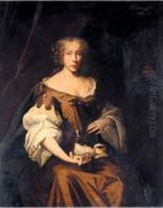 Portrait Of Ann Lee, Daughter Of John Warner Lee, Archdeacon Of Rochester by John Riley