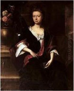 Portrait Of Maria Harwood, Daughter Of John Harwood (d.1734) by John Riley