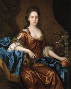 Portrait Of Frances Wiat by John Riley