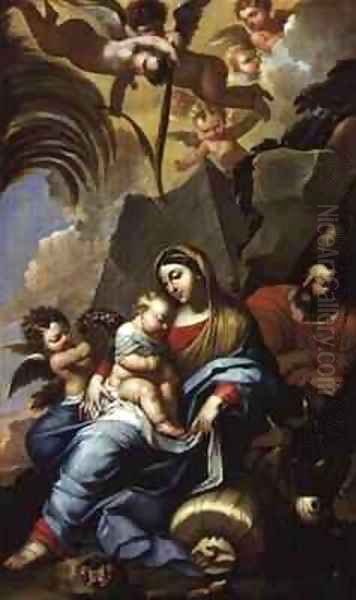 Rest on the Flight into Egypt - view 1