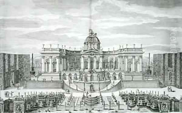 The Great Grotto and the Fountain Garden at the Princely Pleasure Palace and Gardens Berlin - view 1