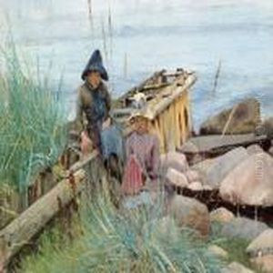 To Smaapiger Ved Stranden To Smaapiger Ved Stranden