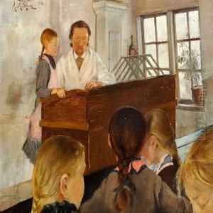 A Lesson Inthe Village School A Lesson Inthe Village School