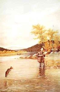 Trout Fisherman by Denton