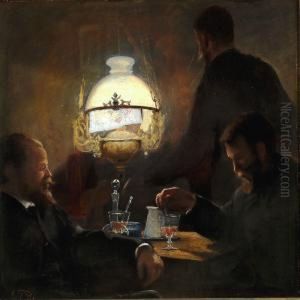 Paa En Cafe by Laurits Andersen Ring