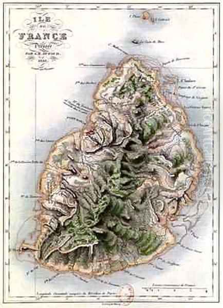 Map of Mauritius - view 1