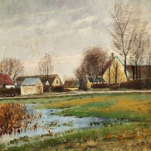 The Village Pond In Baldersbronde The Village Pond In Baldersbronde