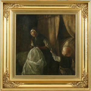 En Dreng Raekker Sinbedstemor En Gron AErt