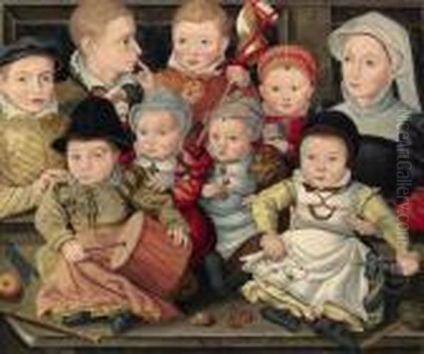 Group Portrait Of Children - view 1