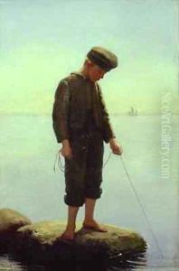 The Young Fisherman by Anton Laurids Johannes Dorph