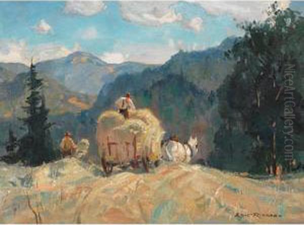 August Day, Val Morin Country - view 1