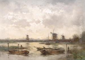 Barges On The Water