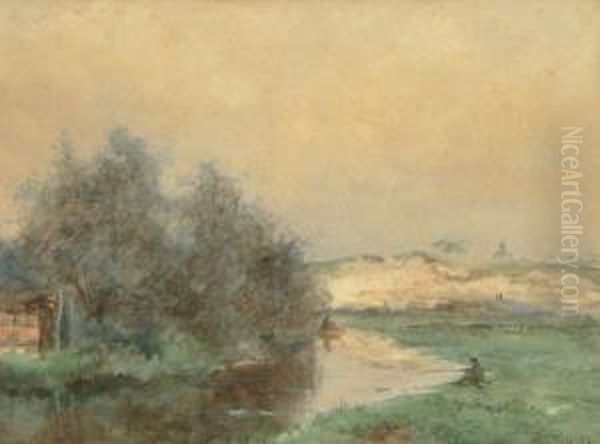 Landschap Met Visser - view 1