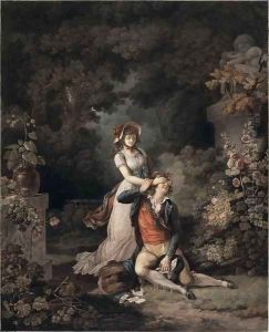 Lover Surprised by Charles-Melchior Descourtis