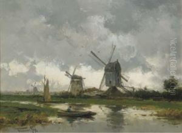 Molens Bij Gouda: A Landscape With Windmills - view 1