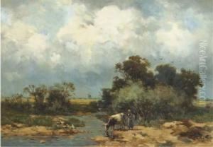 Opkomende Bui Bij Middelaar by Willem Cornelis Rip