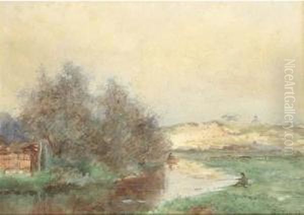 Fishermen In The Dunes - view 1