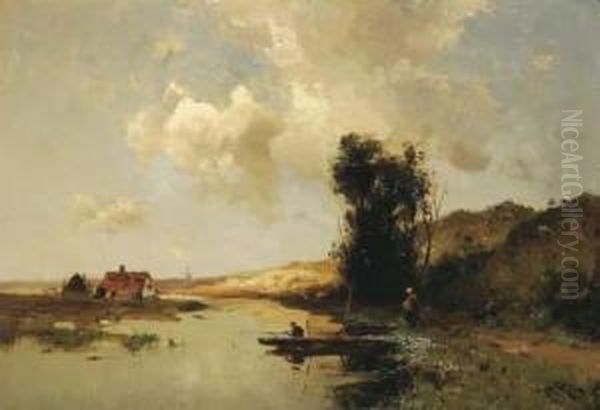 Omstreken Van Loosduinen: Fisherman In The Dunes - view 1