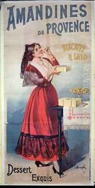 Poster advertising Amandines de Provence - view 1