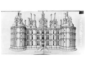 Chambord from Recueil de dessins by J. Androuet (du Cerceau) Ducerceau