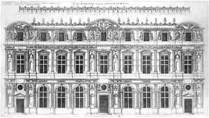 The Louvre by J. Androuet (du Cerceau) Ducerceau