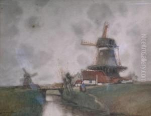 The Old Mill, Leydon, Holland