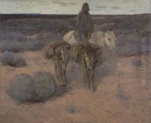 Desert Wanderer, Navajo by William Frederick Ritschel