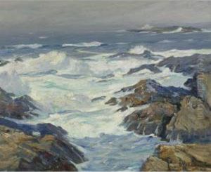 Morning Litany Carmel Highlands California by William Frederick Ritschel
