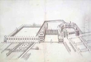 Chateau de Fontainebleau by J. Androuet (du Cerceau) Ducerceau