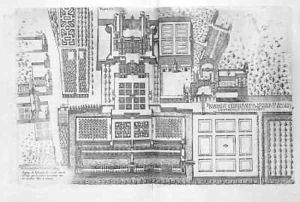 The Chateau gardens and part of the park at Verneuil by J. Androuet (du Cerceau) Ducerceau