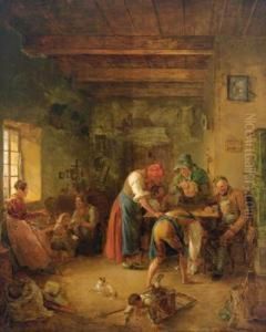 Die Heimgekehrte Wallfahrerin by Eduard Ritter