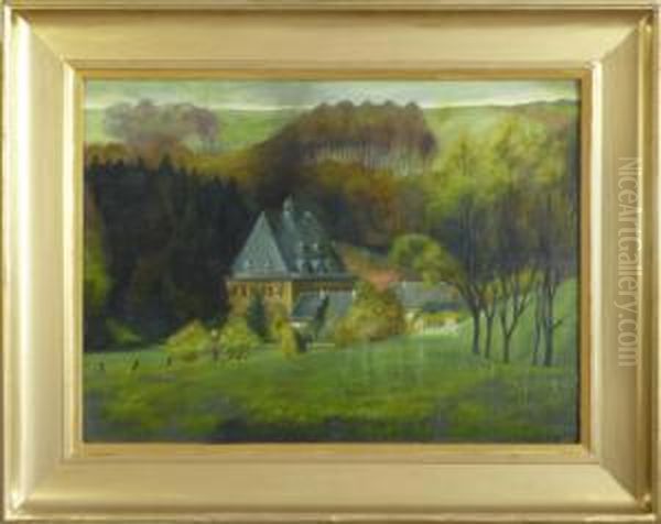 Herrenhaus In Parkahnlicherlandschaft. - view 1