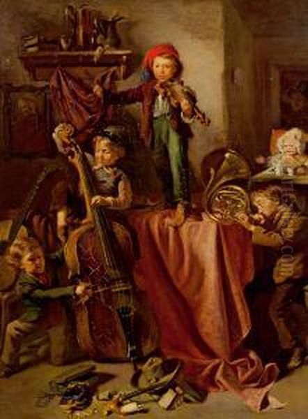 Musizierende Kinder - view 1