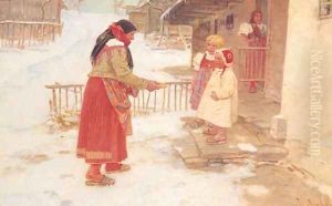 A Winter Gift by Josef Douba