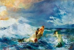 Il Bagno Delle Sirene by Giuseppe Rivaroli