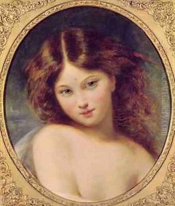Head of a Young Girl by Pierre Joseph Dedreux-Dorcy