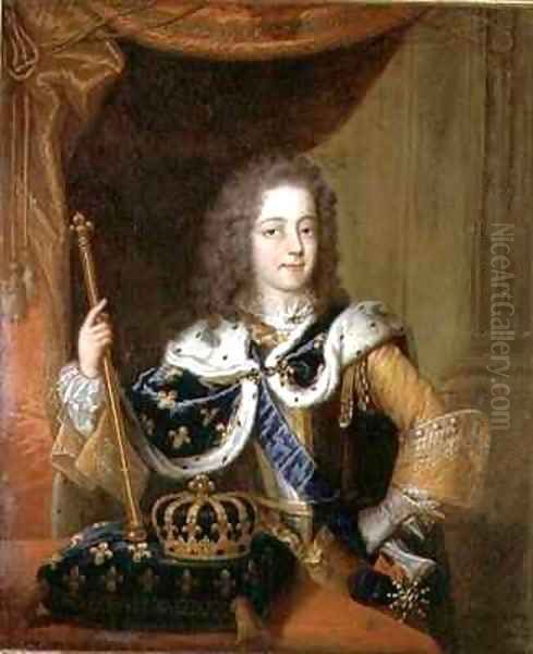 Portrait of Louis XV 1710-74 as a young man - view 1