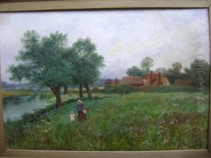 River Landscape by Leopold Rivers